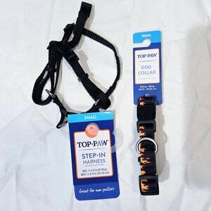 Top Paw SM Dog Collar/Harness BUNDLE (New, hasn't ever been used!)